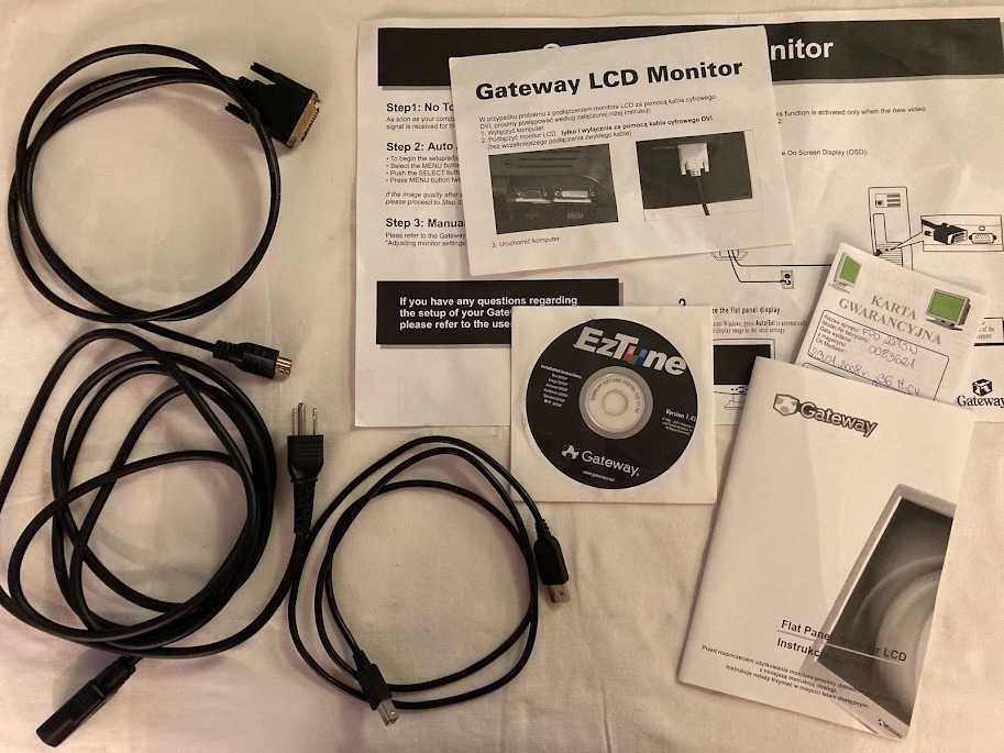 Monitor do komputera LCD 22 cale Gateway FPD2275W super stan i jakość