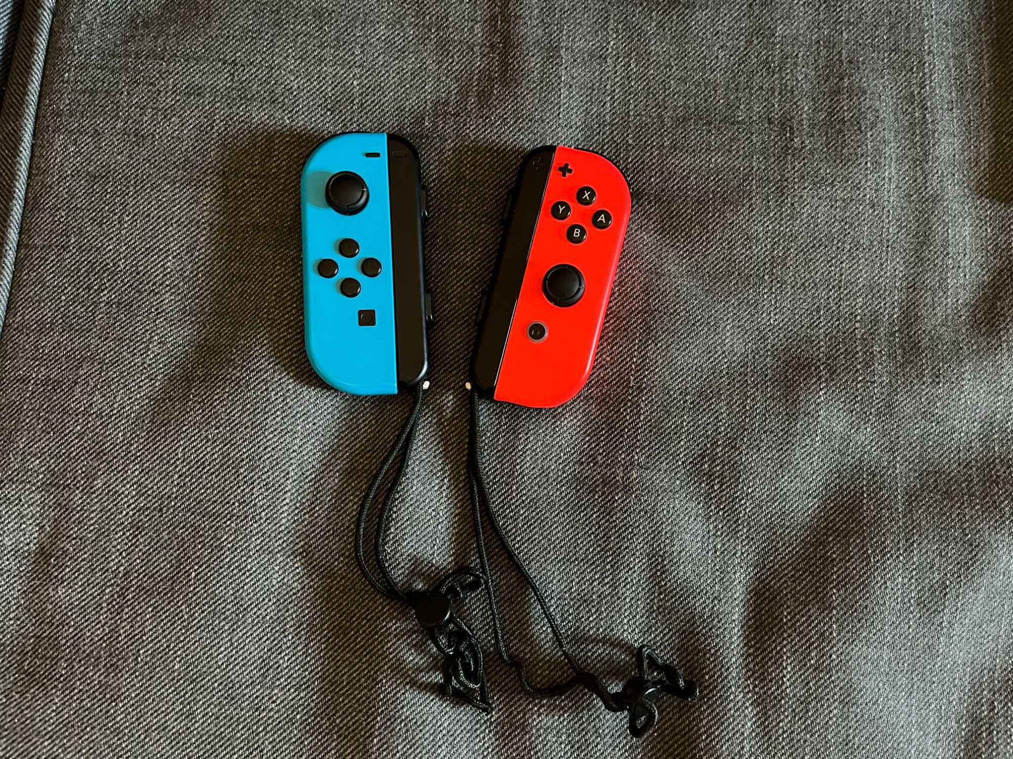 Nintendo Switch v2 + 2 Joy-Cony + SD 200GB + kierownica + rakiety