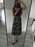 Spódnica damska MIDI w kwiaty l xl xxl