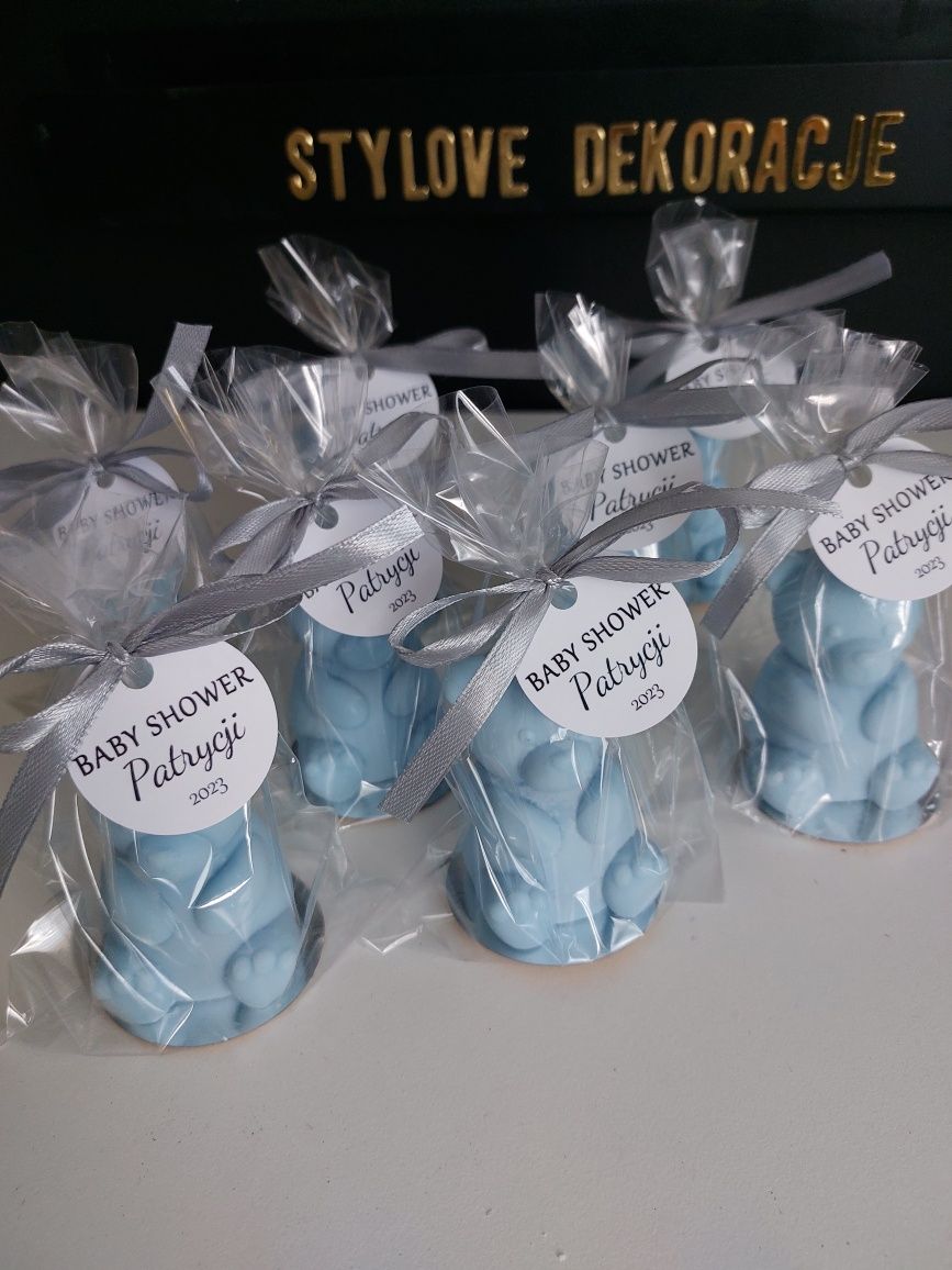 Podziekowania na chrzest świety baby shower roczek urodziny
