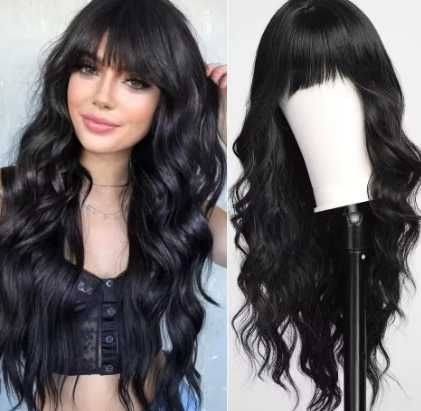 Perucas de cabelo comprido realistas coloridas NOVO ENVIO GRÁTIS