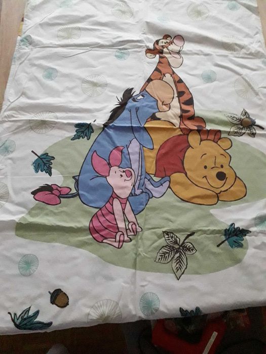 Poszewka na kołdrę 97x72cm i poduszka 43x23cm z Kubusiem Puchatkiem