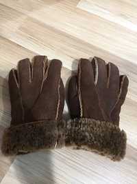 Рукавиці, перчатки зимові чоловічі коричневі
