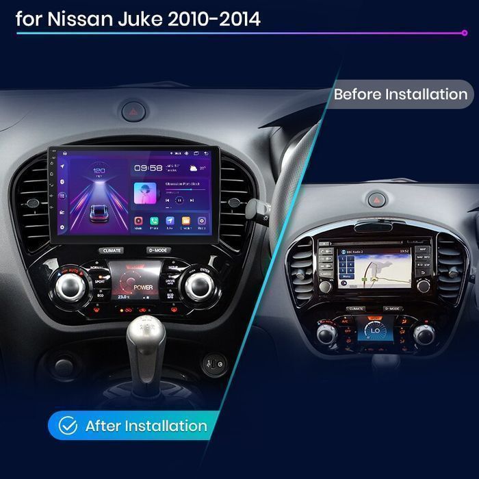 Nawigacja Nissan Juke YF15 2010 - 2014, Carplay, Android Auto 2GB Plus