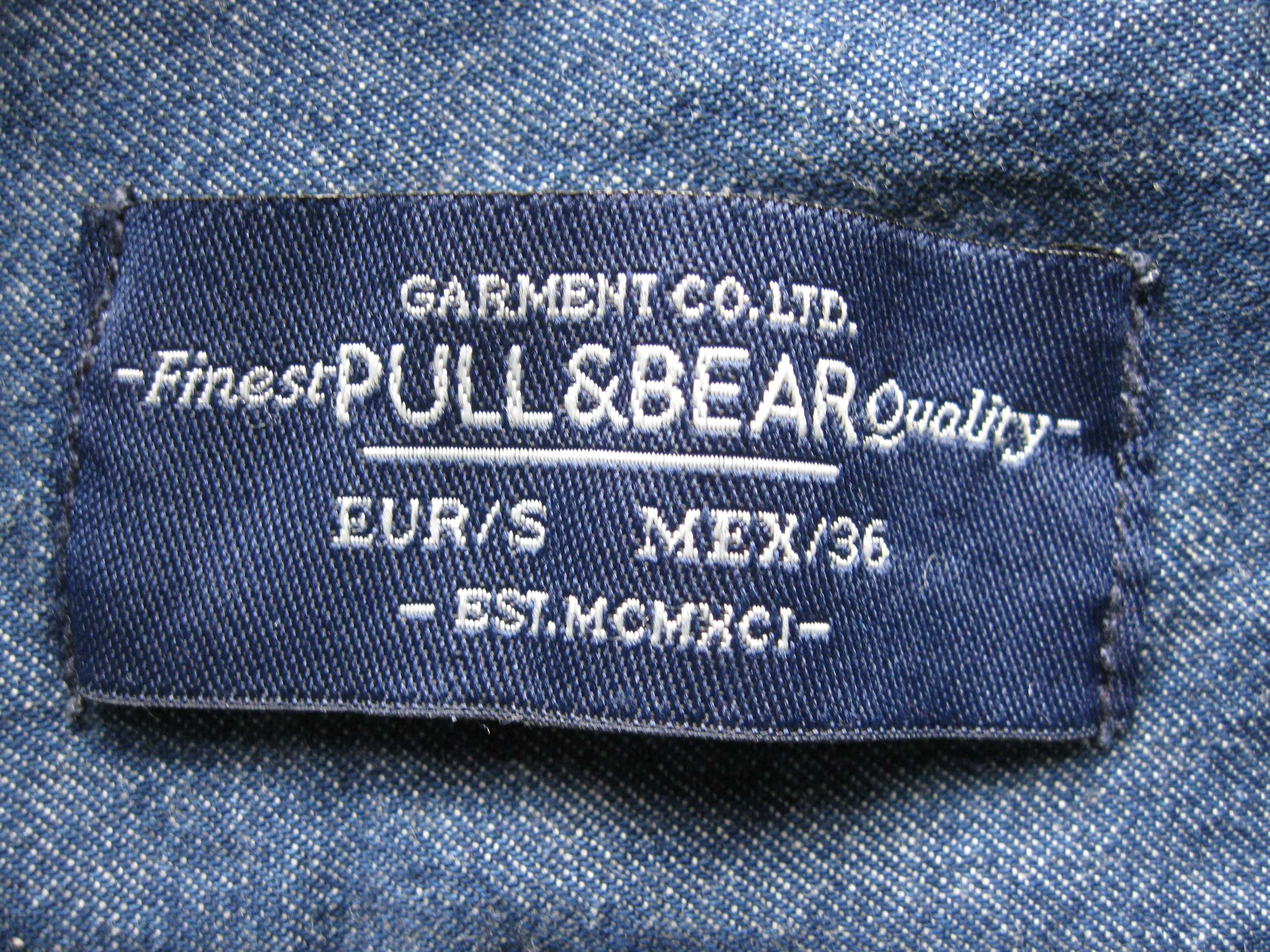 Pull&Bear super koszula jeans męska S