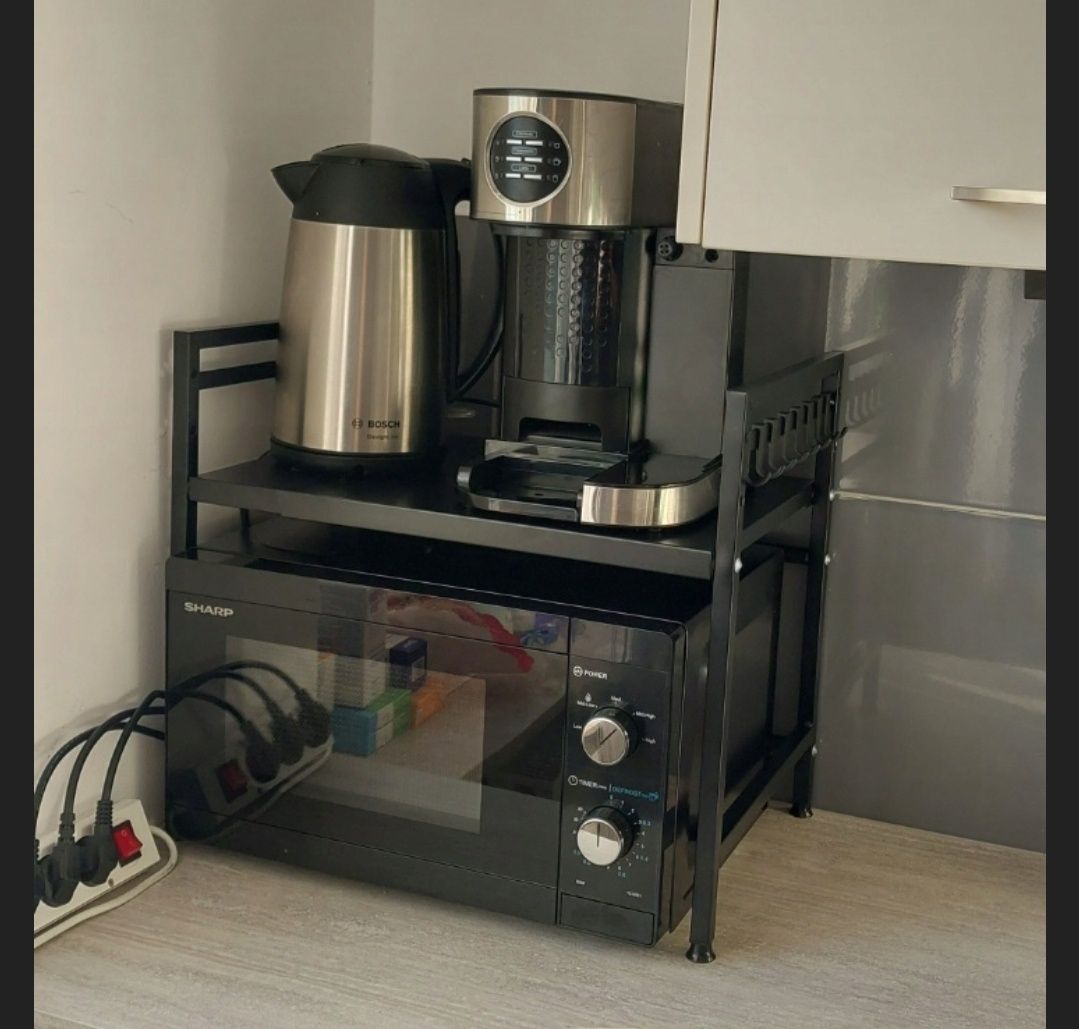 Nowa kuchenna półka nadstawka na mikrofalówkę airfryer ekspres na blat