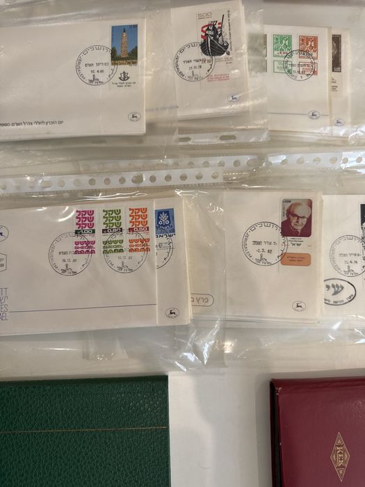 Selos e cartas para colecao