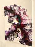 Obraz Nowoczesny Abstrakcyjny Pouring 40x50