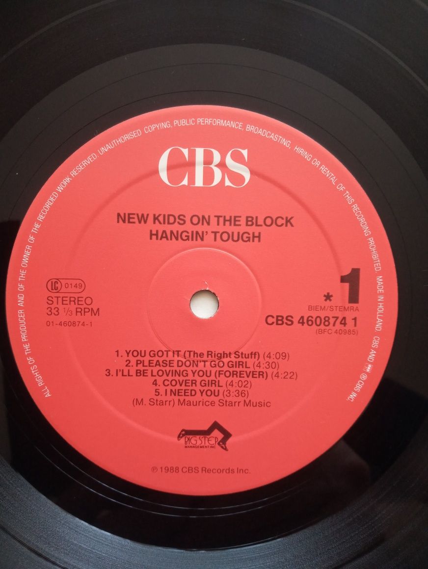 New Kids On The Block-Hangin Tough-LP-winyl,vinyl