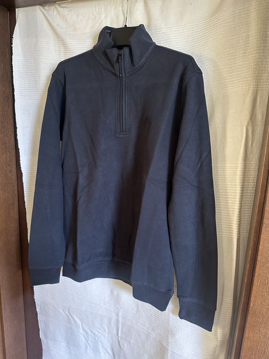 Nowy sweter, sweterek męski granatowy Longsleeve, bluza L Bawełna