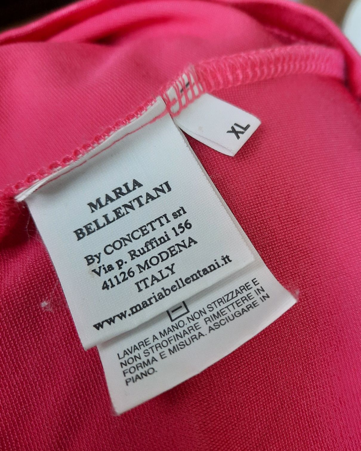 Sukienka włoskiej produkcji Maria Bellentani XL