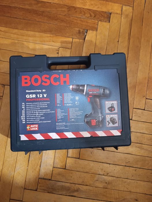 Оригінальний акумуляторний дриль-шуруповерт Bosch GSR 12-2 Professiona