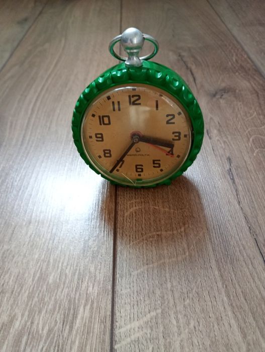 Polski stary budzik Mera Poltik