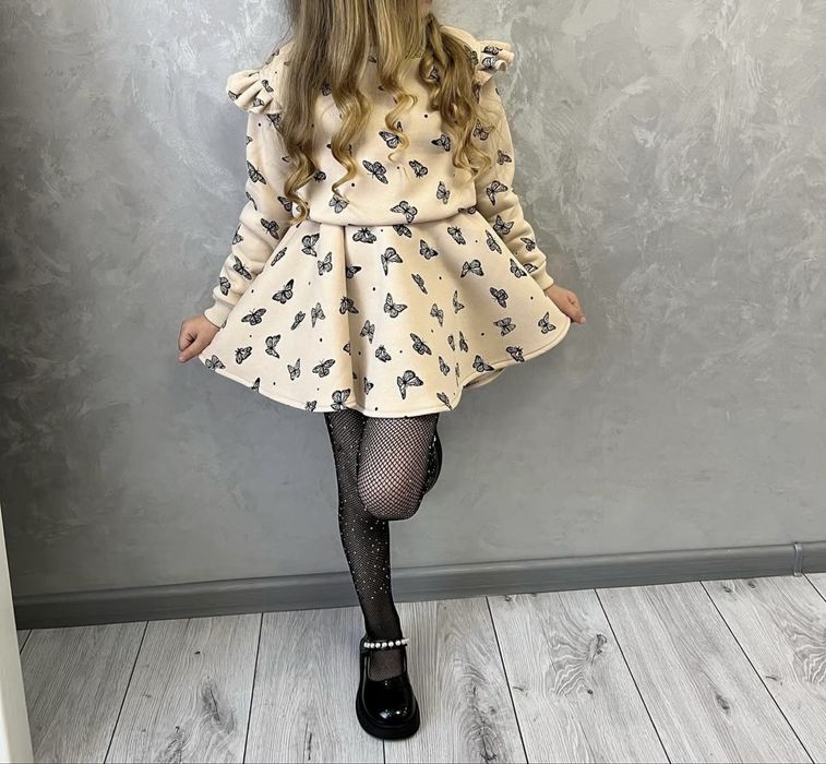 Комплект кофта + юбка дівчинка 128