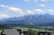 Pokoje z widokiem. Panorama Tatr.Wakacje.Punkt widokowy