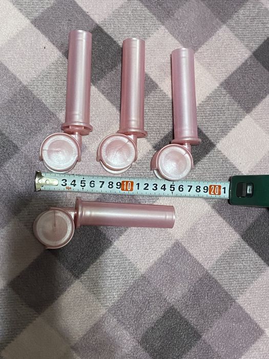 Ножки на колесиках розовые для полочки тумбочки подставки комода шкафа