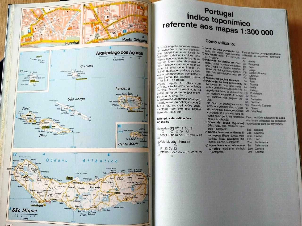 Auto-Atlas Portugal Espanha Marrocos Europa/Roteiro Portugal Turístico