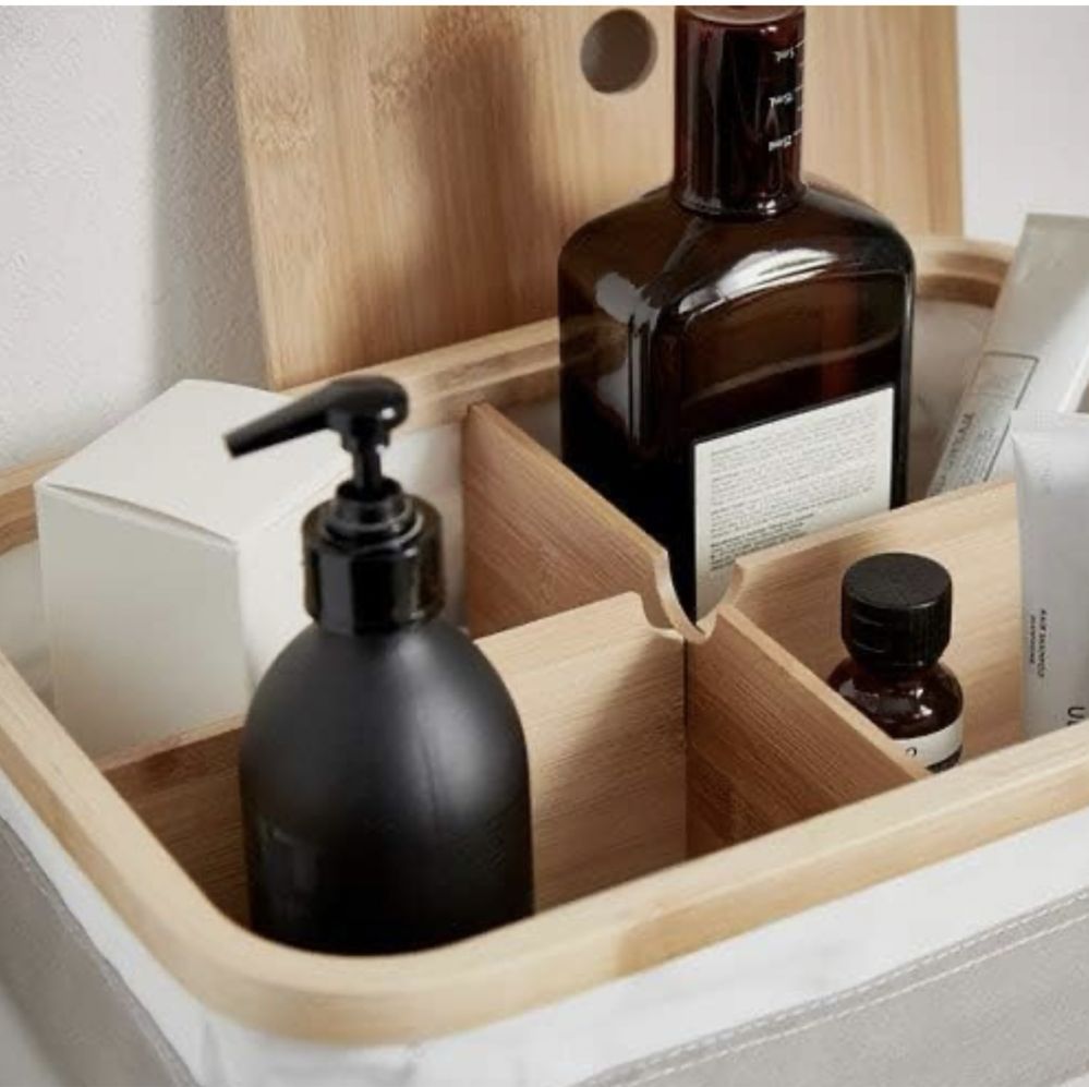 RABBLA IKEA pudełko z przegrodami 35cm