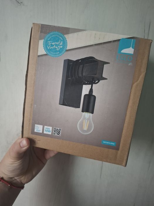 Kinkiet wewnetrzny styl vintage