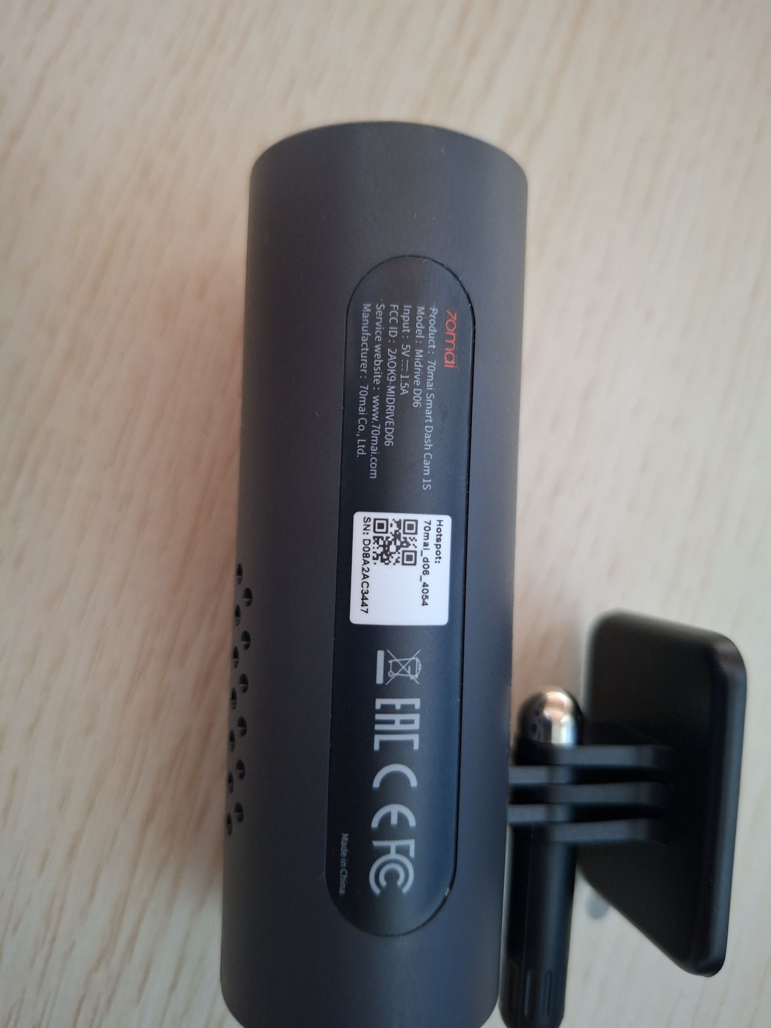 70mai Smart Dash Cam 1S D06