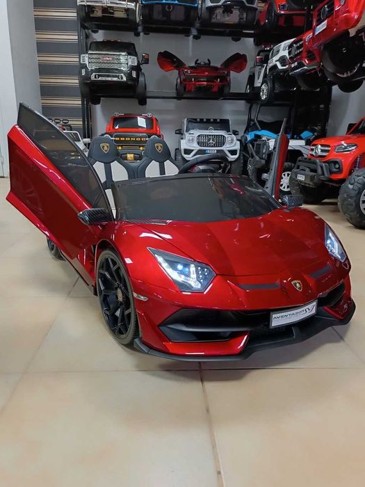 Lamborghini SVJ z funkcją DRIFT auto na akumulator SX2028 czerwony