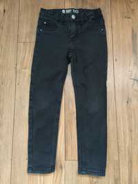 Czarne spodnie jeansowe 110 Cubus rurki Ideał dla dziewczynki