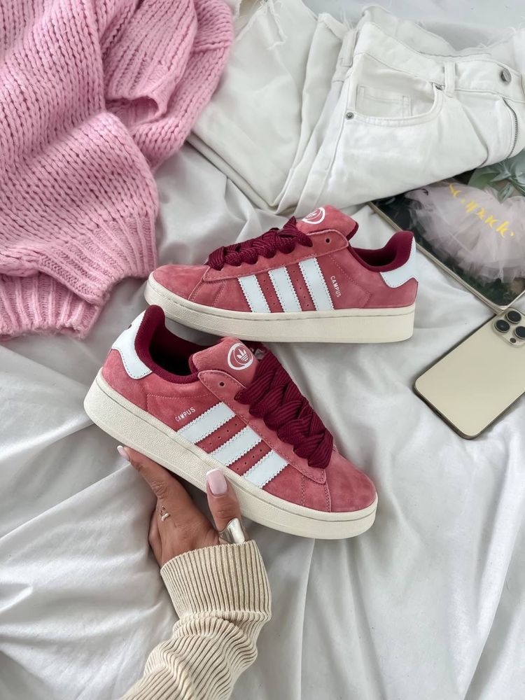 Жіночі кросівки Adidas Campus Pink | адідас форум