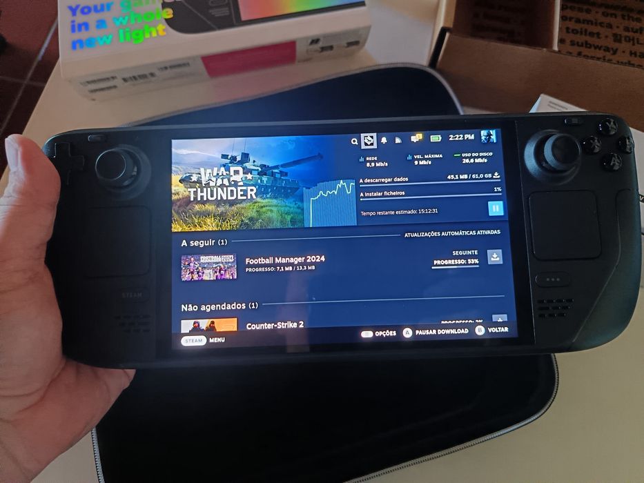 Steam Deck nova 512Gb