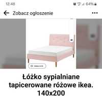 Łóżko sypialniane ikea 140x200