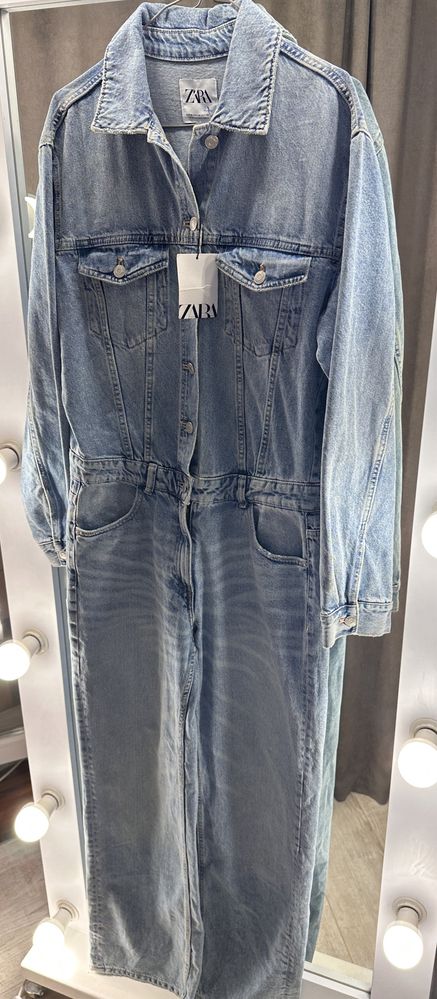 Джинсовий комбінезон Zara розмір М