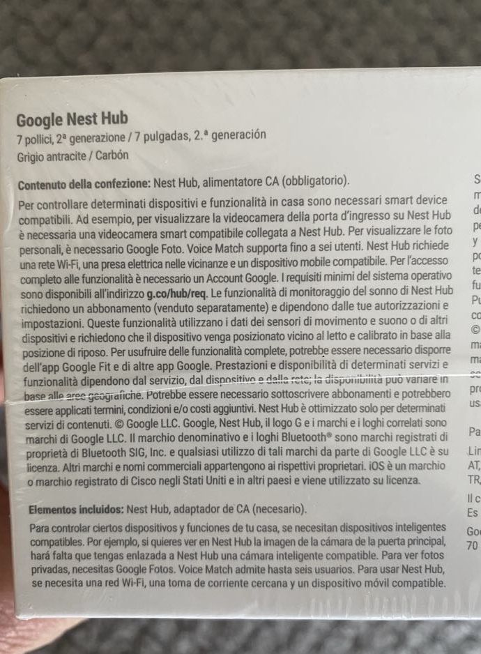 Google Nest Hub 2. Generacja 7”