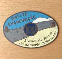 1956 Placa original Rali Rallye Emancipação Clube 100 a Hora