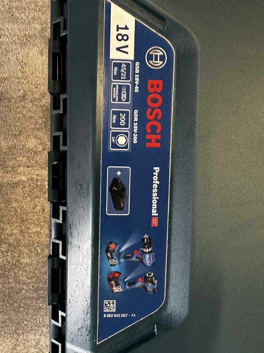 Bosch GDR 18V-200 + GSB 18V-45 Professional
