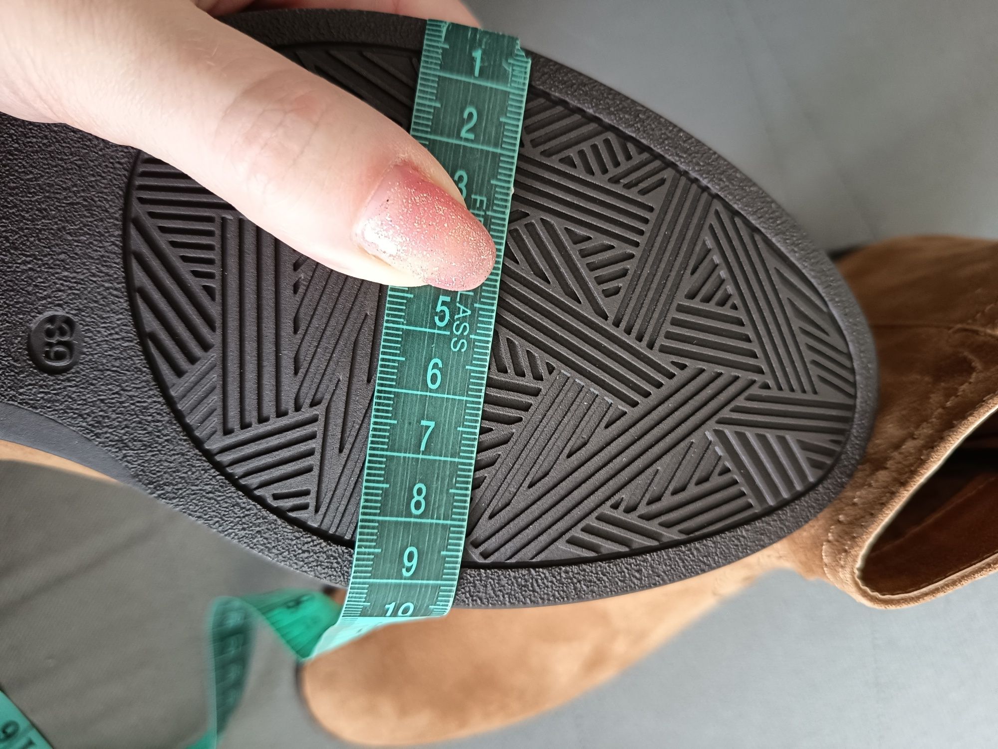 Nowe botki brązowe camel C&A rozm. 39 - 26 cm