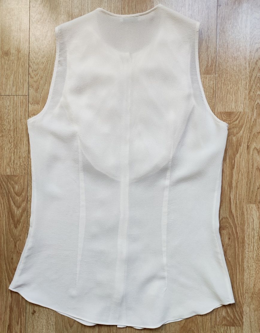 Идеальная блуза massimo dutti (100%шелк),xs