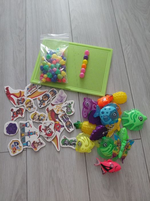 Щенячий патруль на магнітиках мозаїка і фігурки для рибалки без удочки