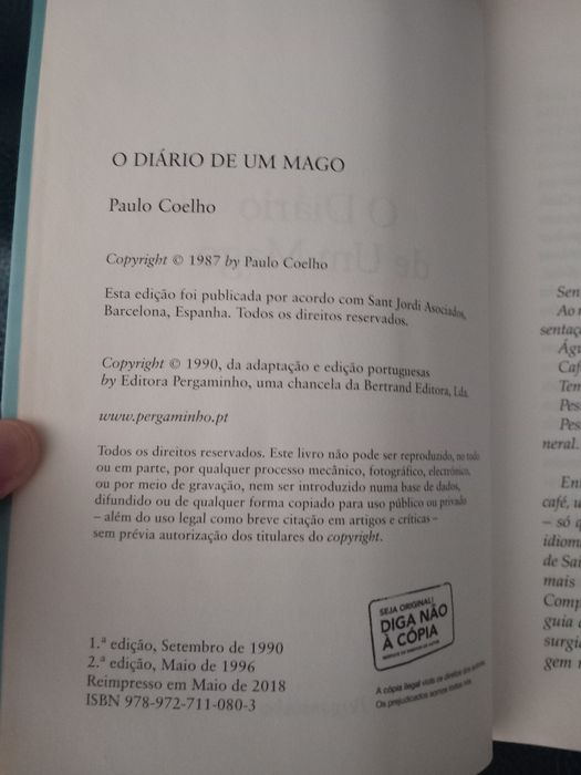 O Diario de um Mago(Paulo Coelho)