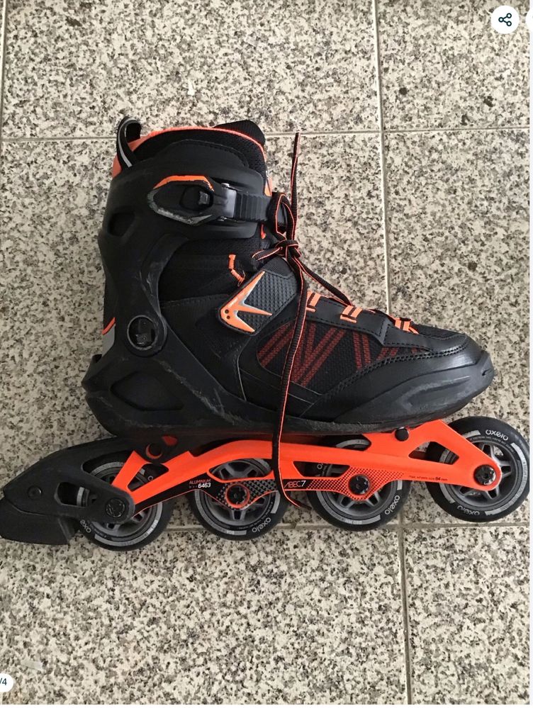 Patins em linha tamanho 43