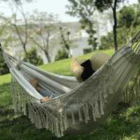 Hamak BOHO huśtawka odpoczynek turystyka - idealny na relaks!