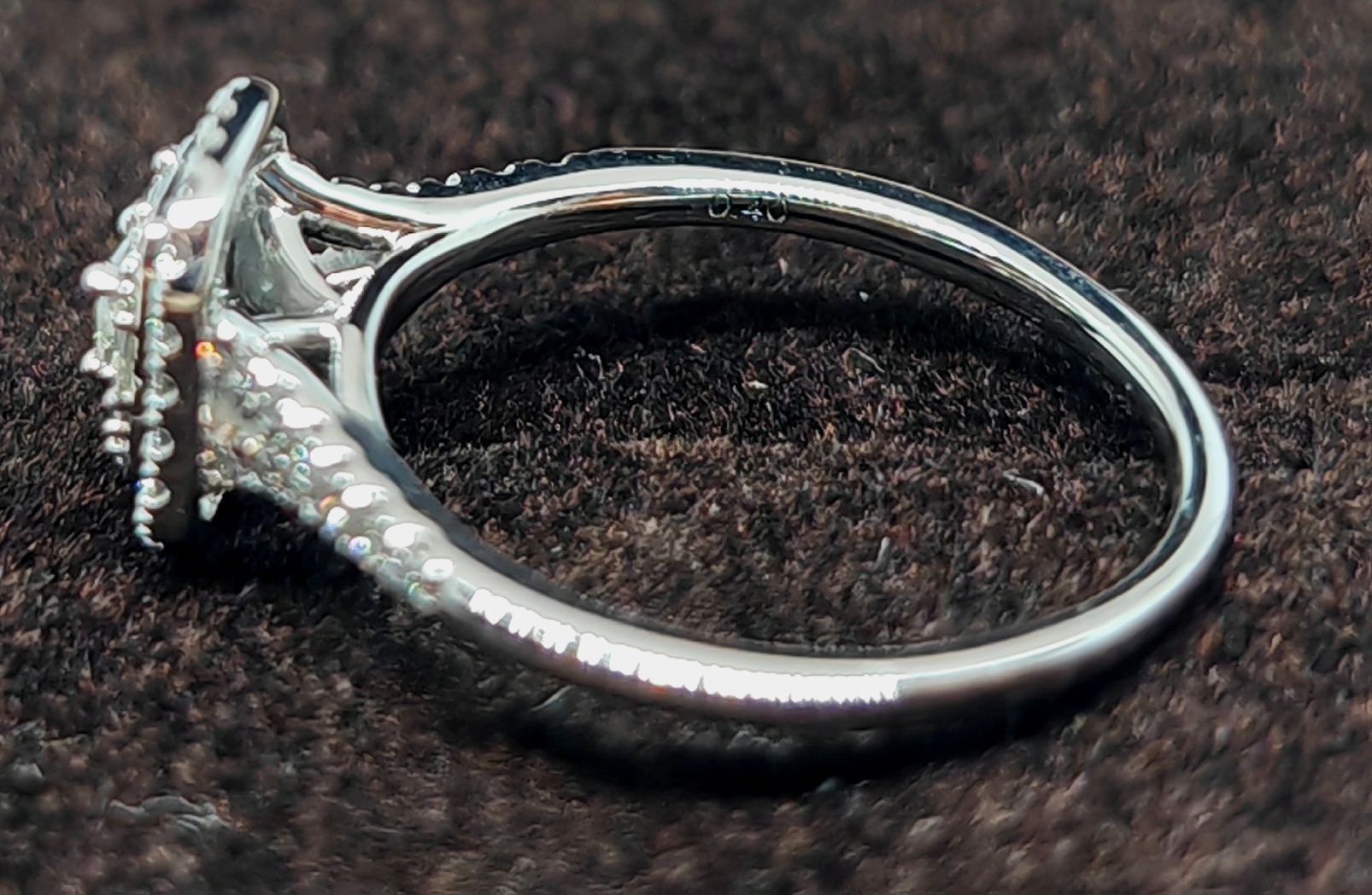 Elegancki Minimalizm Diamenty Brylanty maturalne Klasa złoto 585 14k