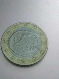 Один евро 2002 года Греция