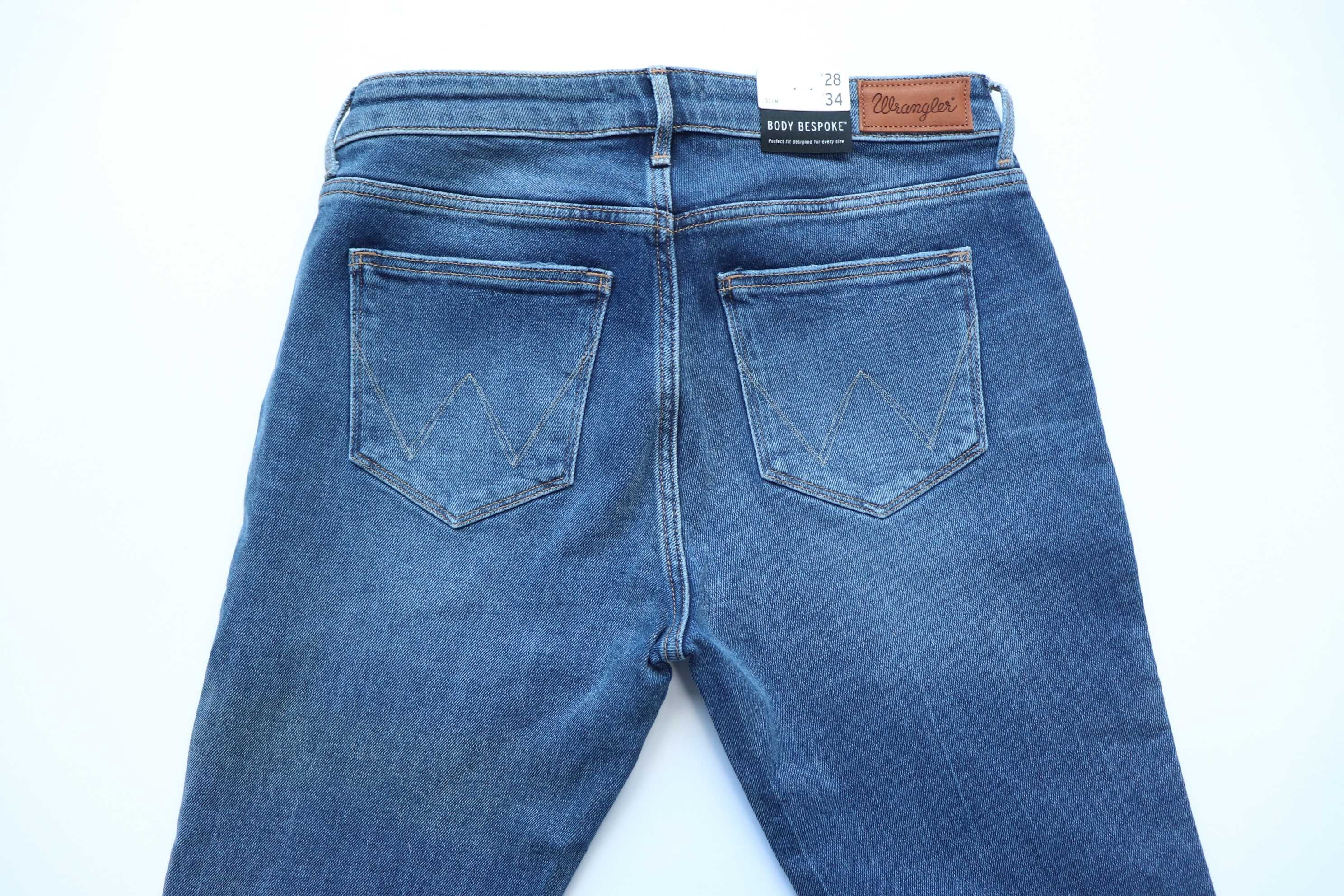 WRANGLER SLIM W28 L34 damskie spodnie jeansy nowe