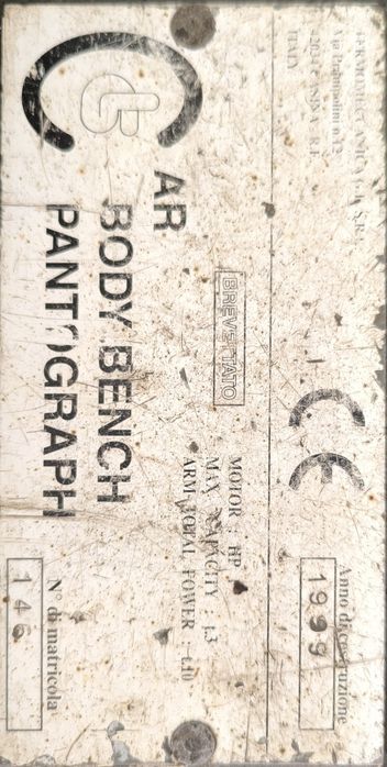 Banco de ensaio / Máquina de chassis