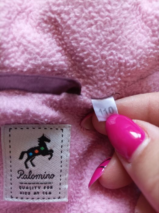 Kurtka zimowa gruba ciepła dla dziewczynki dziewczynka 110 C&A