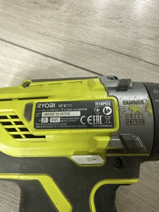 Wiertarko wkretarka Ryobi R18PD3 udarowa