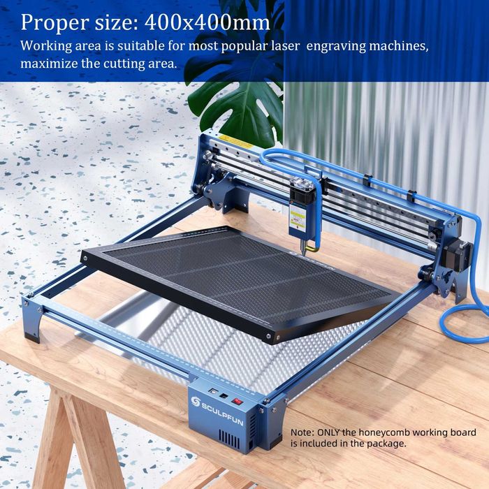 Mesa de Corte a Laser em Favos de Mel Maquina a Laser Sculpfun 40CM