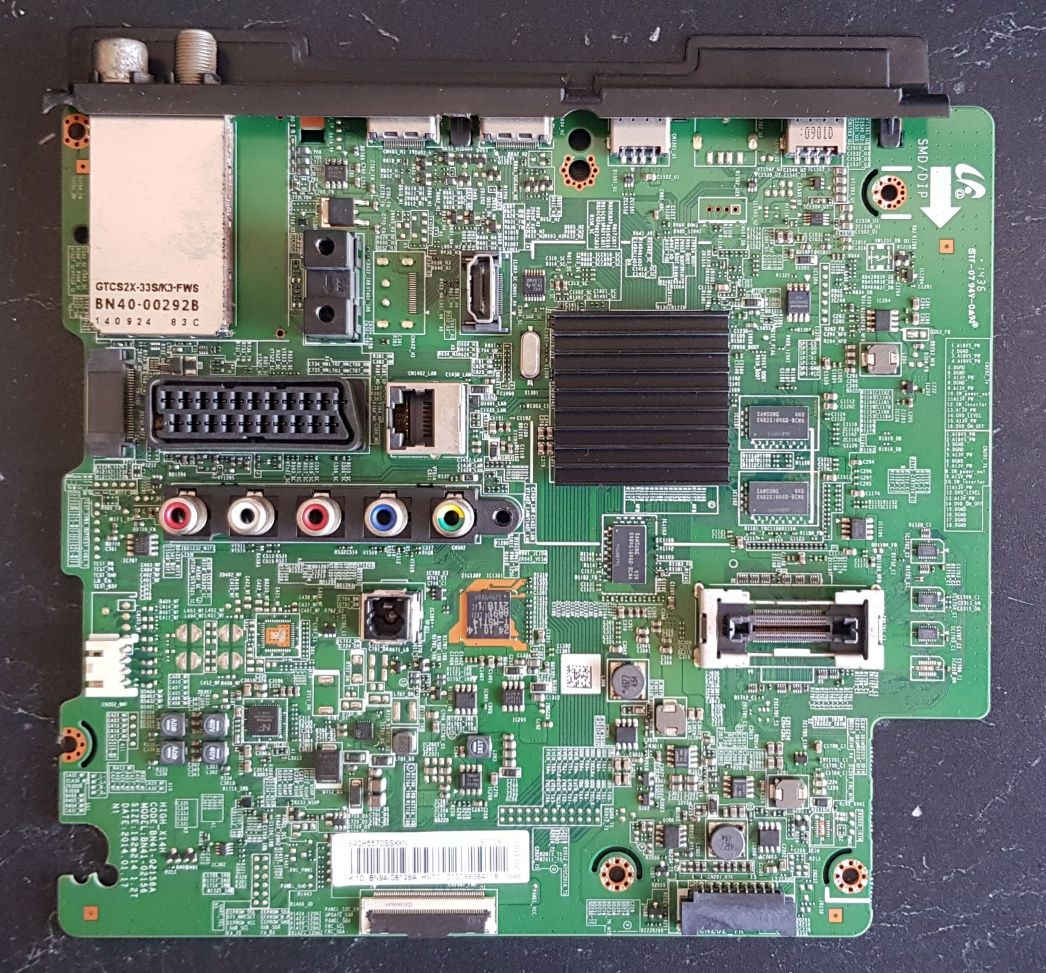 Mainboard e fonte tv led samsung