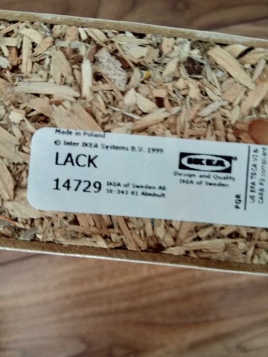 półka ze stelażem IKEA lack 110x26x5cm