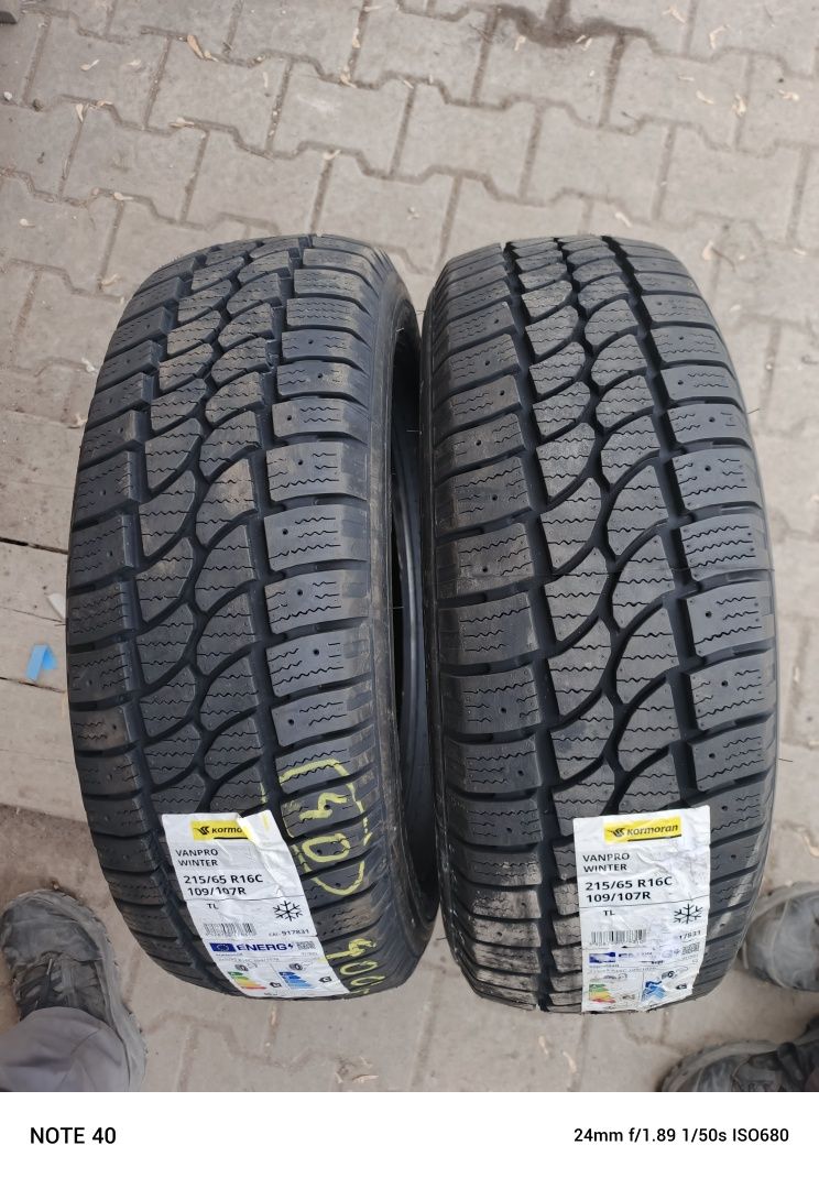 Nowe opony zimowe 215/65/16c Kormoran 24r