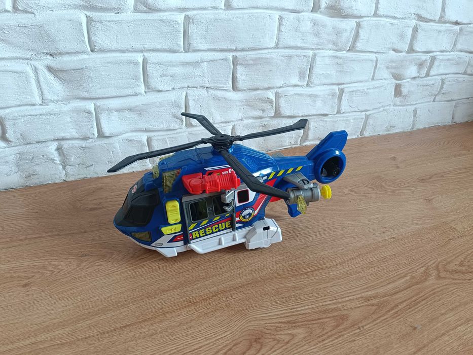 Helikopter z dźwiękiem, działkiem i wyciągarką + WYSYŁKA